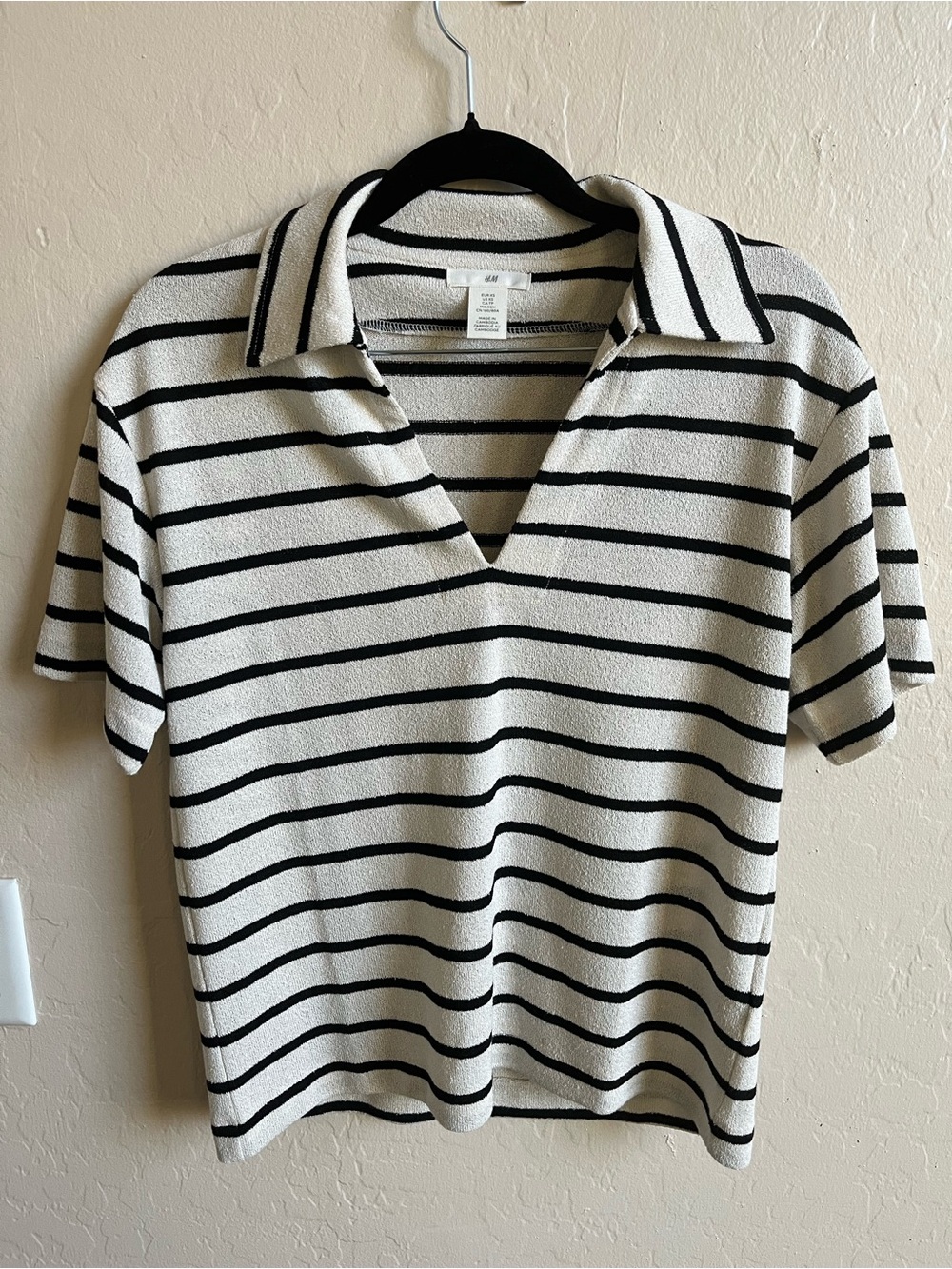 H&M Striped Top Size XS